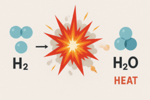Making Water by Burning Hydrogen