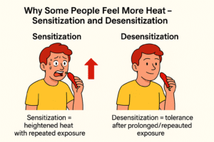 Why Some People Feel More Heat – Sensitization and Desensitization