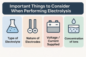 Factors Affecting Electrolysis