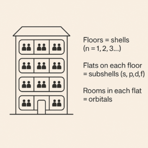 Quantum model. how electron are arranged 