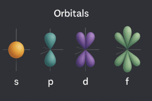 Atomic Orbitals and shapes. s , p , d, f 